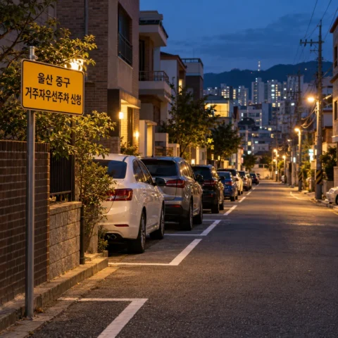 울산 중구 거주자우선주차 신청 — 야간 월 1만 원·7월 정기 접수 (2026) - 가이드