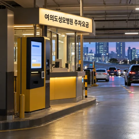 여의도성모병원 주차요금 — 입차 30분 무료, 15분당 1,000원, 외래 4시간 (2026) - 꿀팁